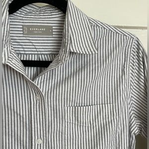 Everlane Striped Relaxed Oxford shirt - size 4